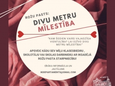 Rožu pasts Valentīndienā