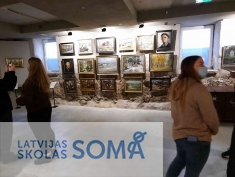 Piedzīvojot mākslas daudzveidību galerijā “Romas dārzs”