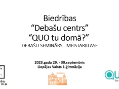 Debašu meistarklases ģimnāzijā