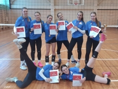 Mūsu volejbolistes izcīnīja 1.vietu