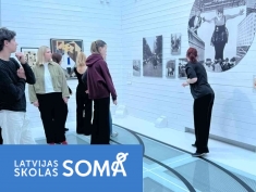 Latvijas Nacionālajā mākslas muzejā viesojoties