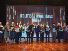 Nozīmīgi apbalvojumi izglītībā septiņiem pedagogiem