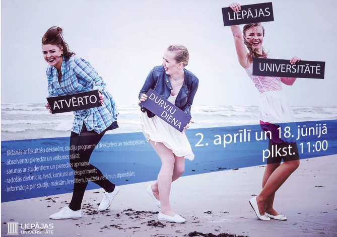 Atvērto durvju diena Liepājas Universitātē