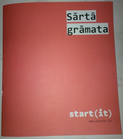 DĀVINĀJUMS BIBLIOTĒKAI “SĀRTĀ GRĀMATA”