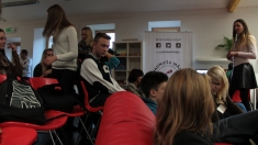 Jūrmalas Valsts ģimnāzijas izrāde „Robeža”