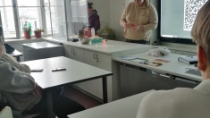 Skolā viesojas RTU studenti